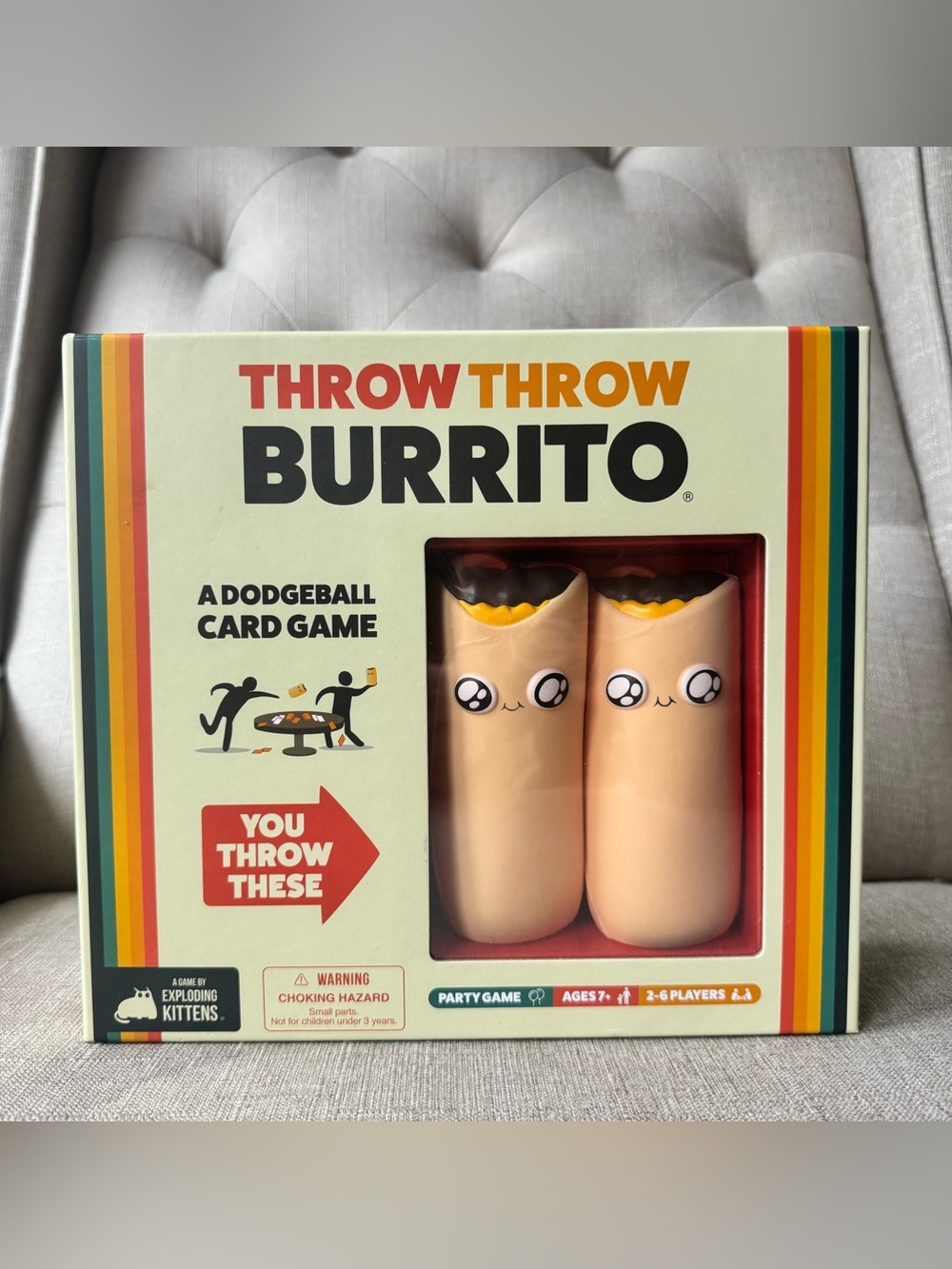 Throw Throw Burrito by Exploding Kittens - A Dodgeball Card Game